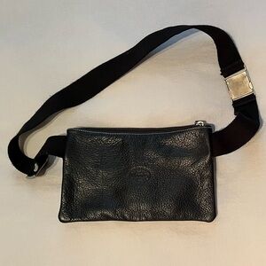 Roots Leather Waist Bag